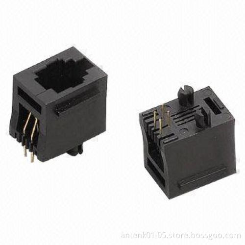 RJ45 PCB Jacks, 1 x 1 Port, with Ears or Without Ears
